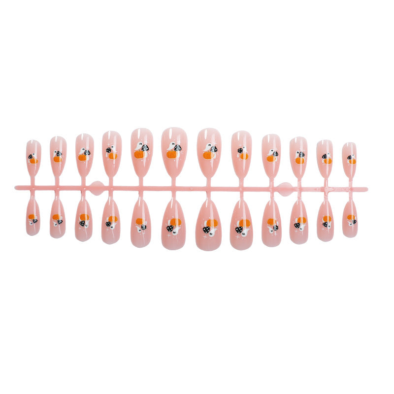 Artificial nail set with playful panda design Bowlift