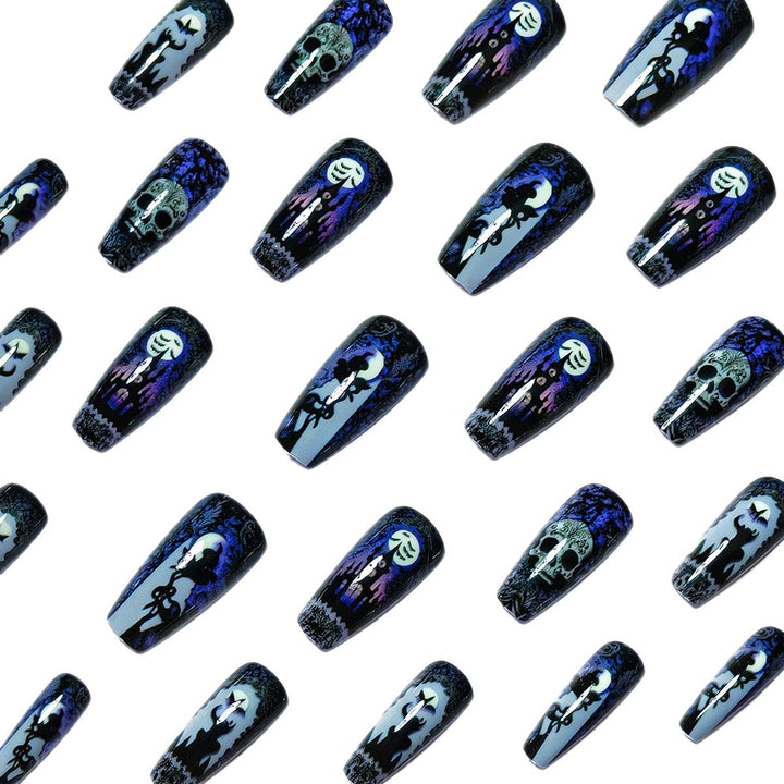 Gothic Themed Nail Art Bowlift