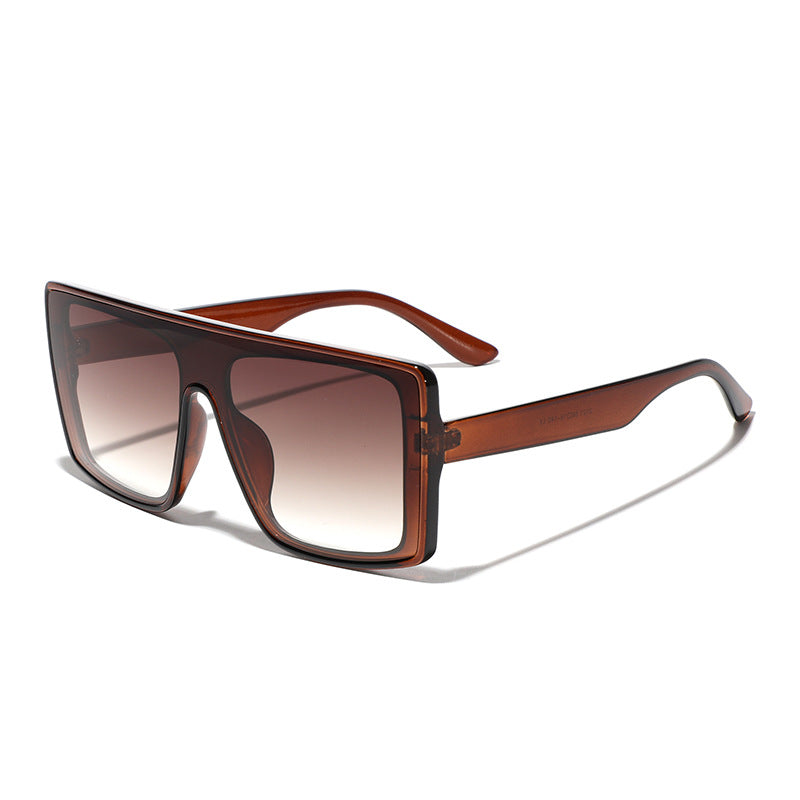 Women oversized square sunglasses with luxurious tortoiseshell design Bowlift