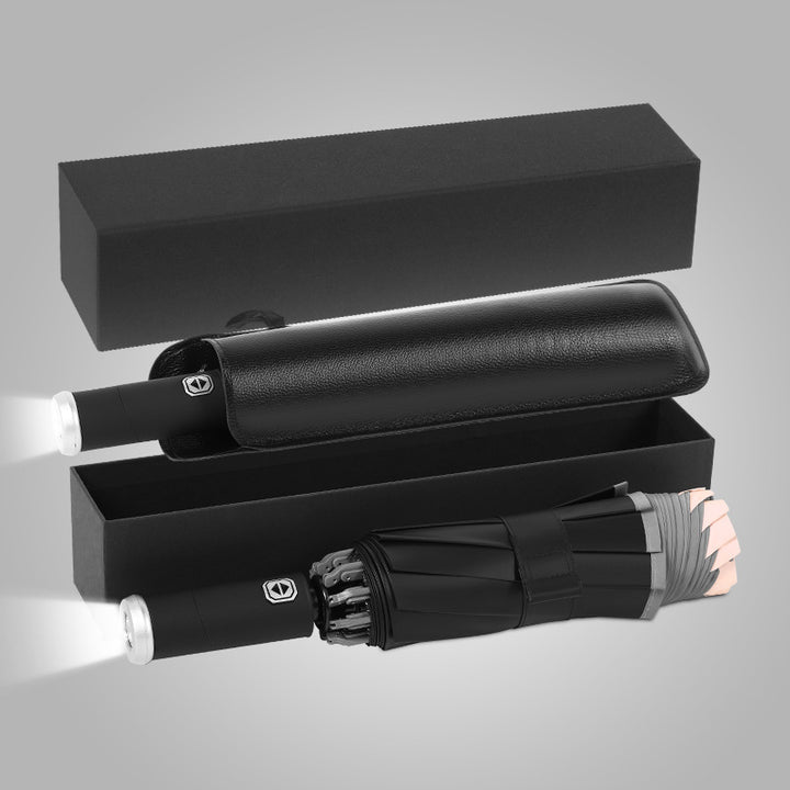 Ladies elegant umbrella with LED light Bowlift