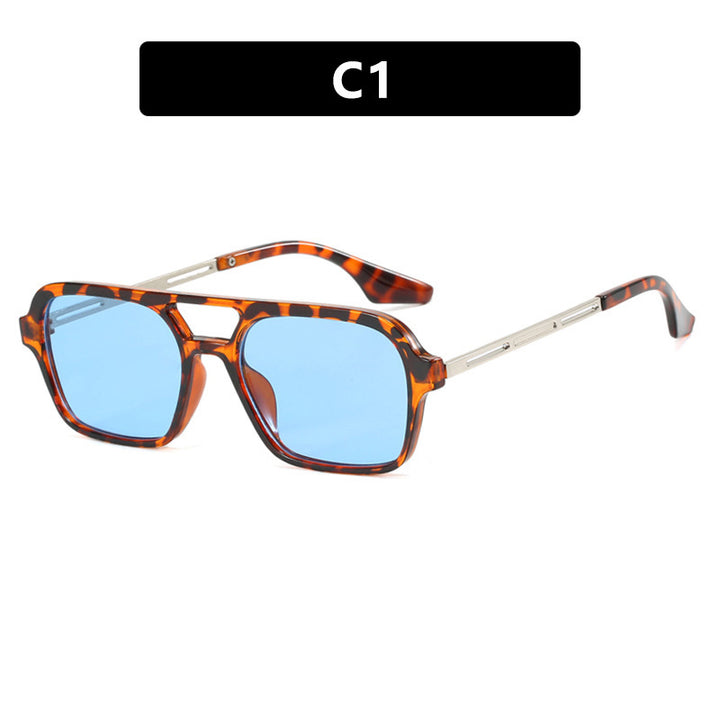 Women's striking square sunglasses with transparent frame Bowlift