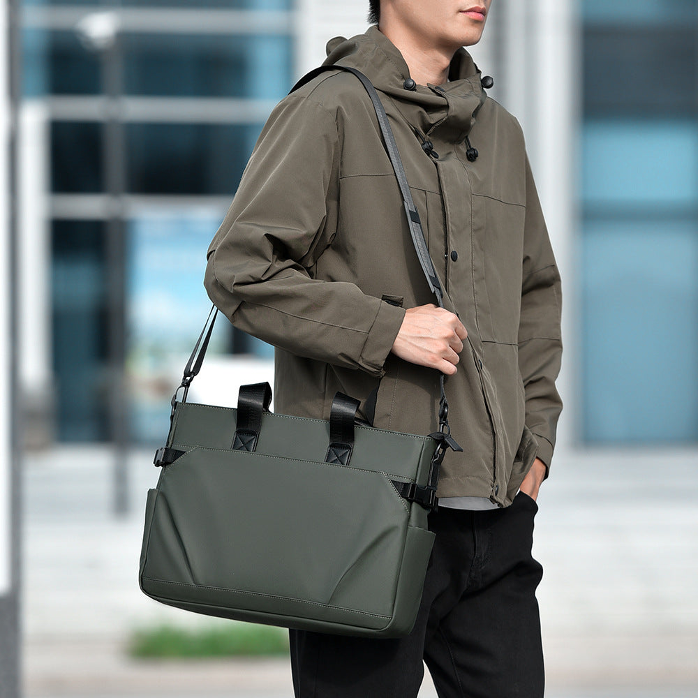 Professional Multi-Pocket Tech Briefcase Bowlift