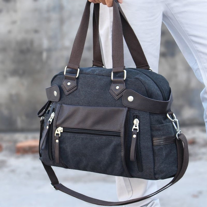 Shoulder bag with multiple compartments and comfortable carrying system Bowlift