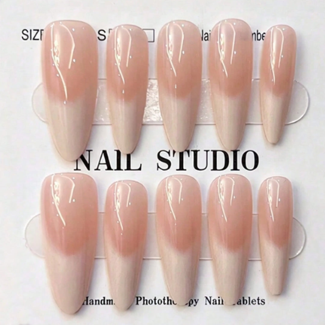 Glossy Ombre Press-On Nail Tips Bowlift