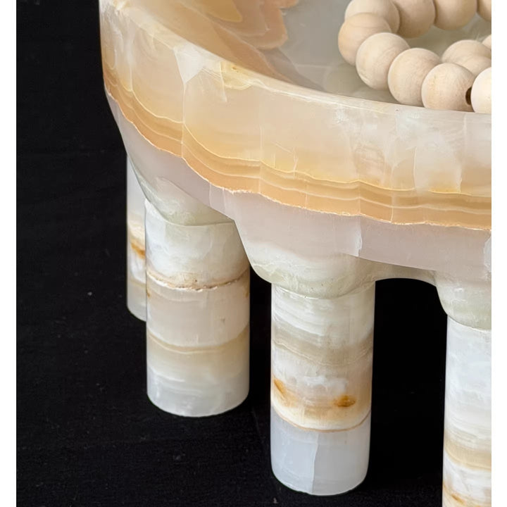 Decorative Onyx Serving Bowl