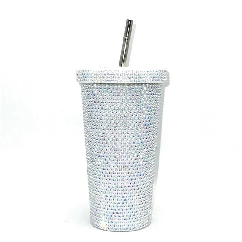 Rhinestone-Studded Travel Cup Bowlift