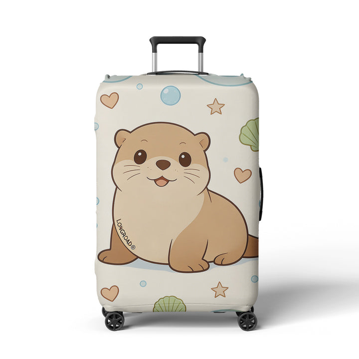Women's luggage cover with cute Corgi design Bowlift