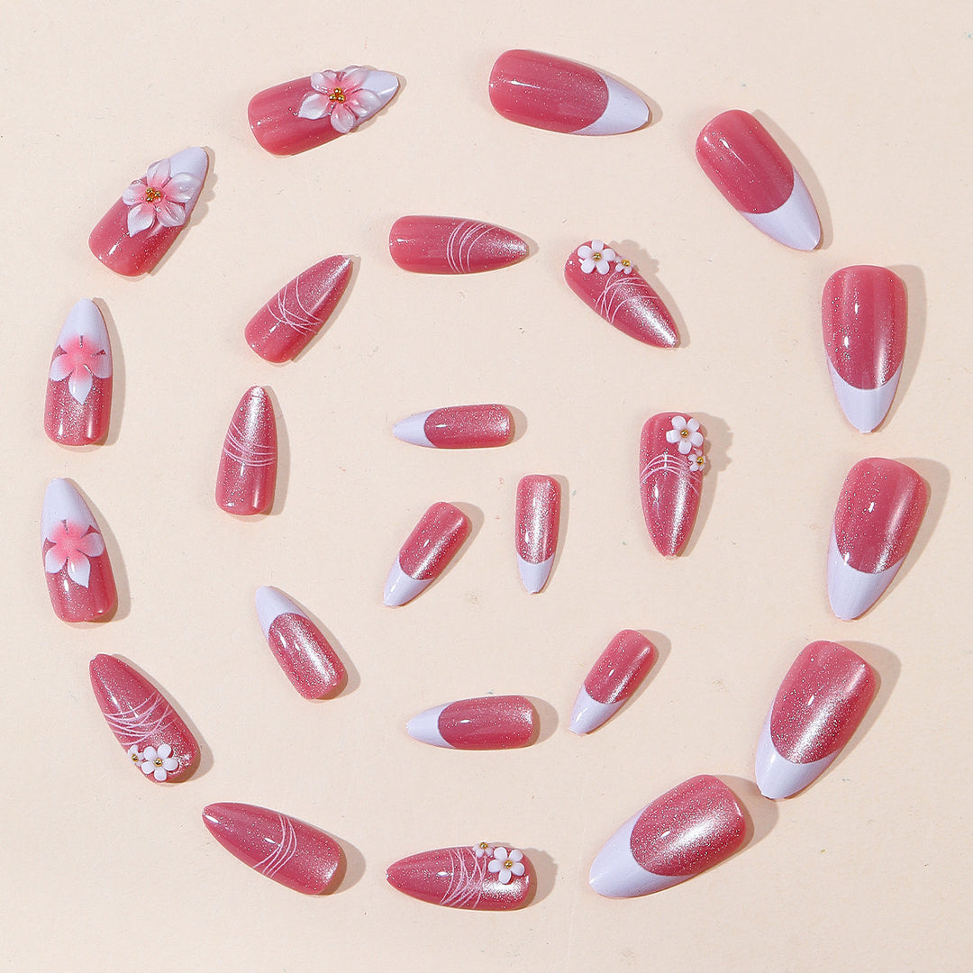 Floral 3D Manicure Art Bowlift
