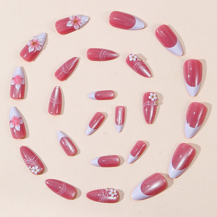 Floral 3D Manicure Art Bowlift
