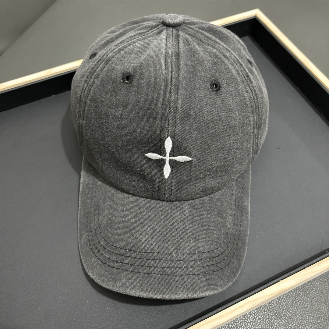 Unisex Vintage-Inspired Soft Twill Cap Bowlift