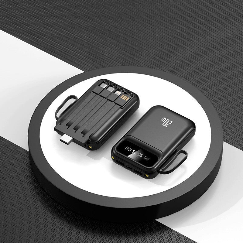 Portable power bank with intelligent fast charging technology and multifunctional design Bowlift