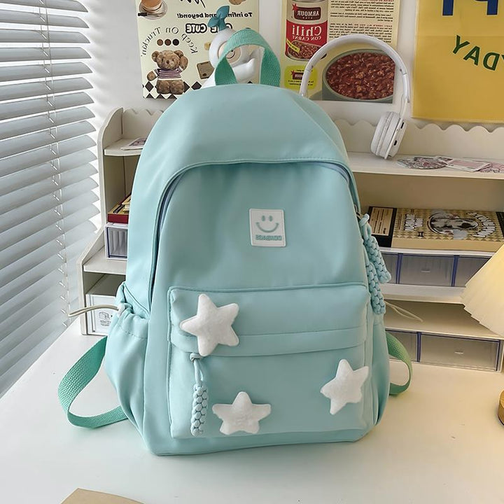 Charming Playful Star-Embellished Backpack