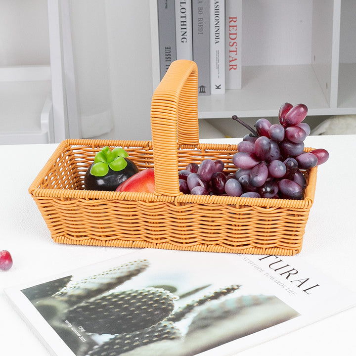 Handcrafted Wicker Storage Caddy Bowlift