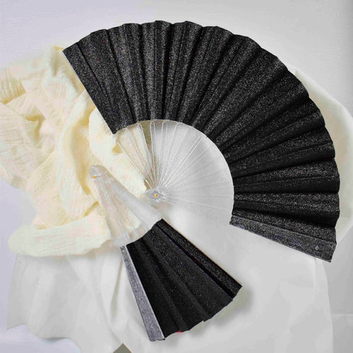 Women elegant glitter fan Bowlift