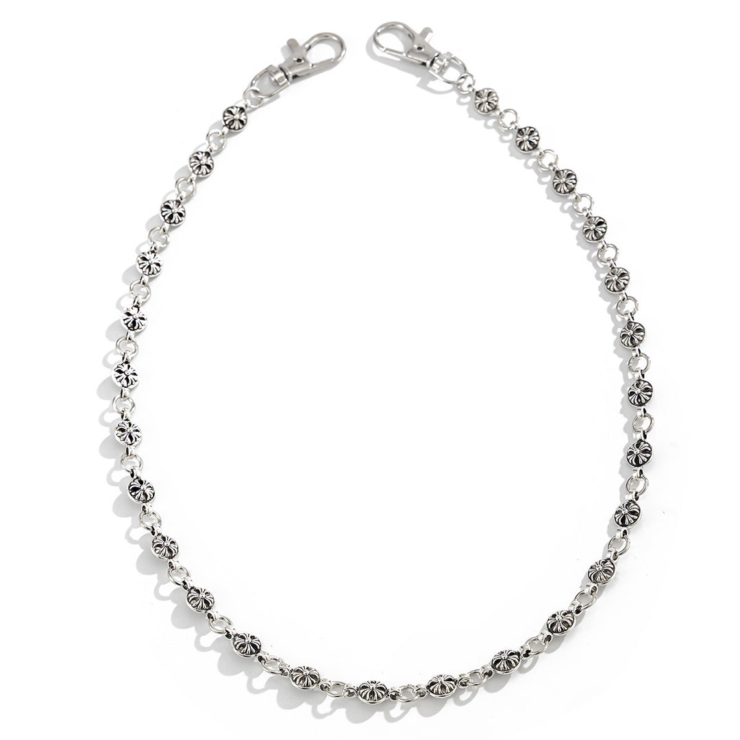 Fashionable chain necklace with glitter details Bowlift