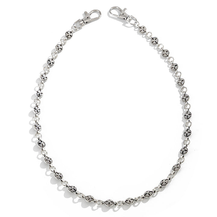 Fashionable chain necklace with glitter details Bowlift