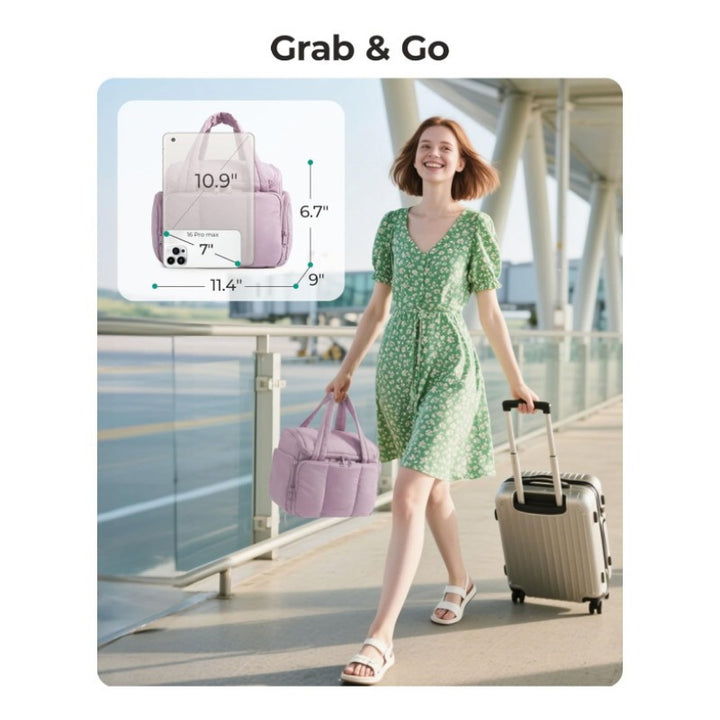 Insulated Multi-Pocket Lunch Tote Bowlift