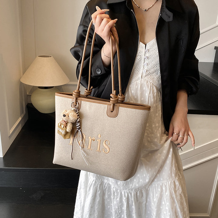 Elegant Paris Themed Tote Bag Bowlift