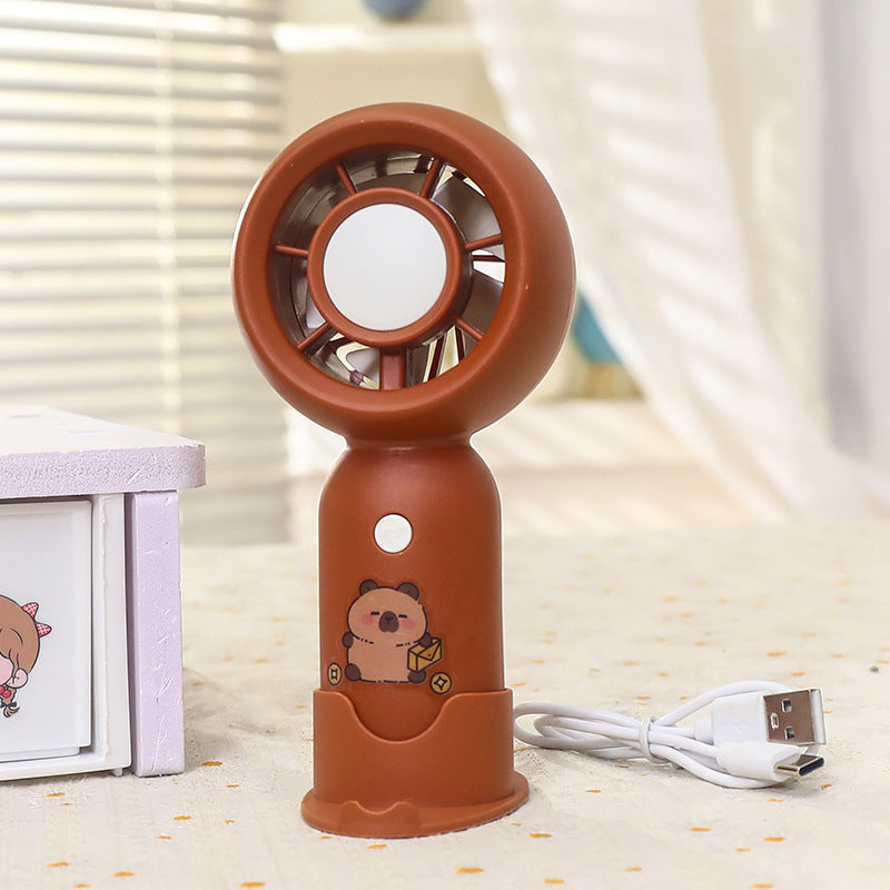 Unisex portable hand fan in playful animal design Bowlift