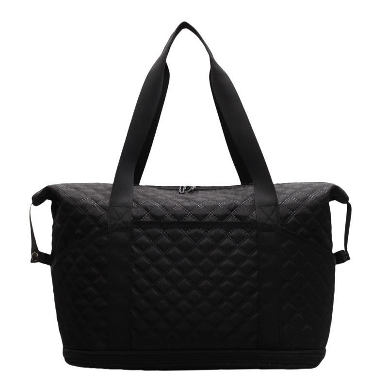 Quilted Travel Weekender Bag Bowlift