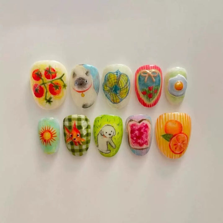 Artistic Themed Nail Art Set Bowlift