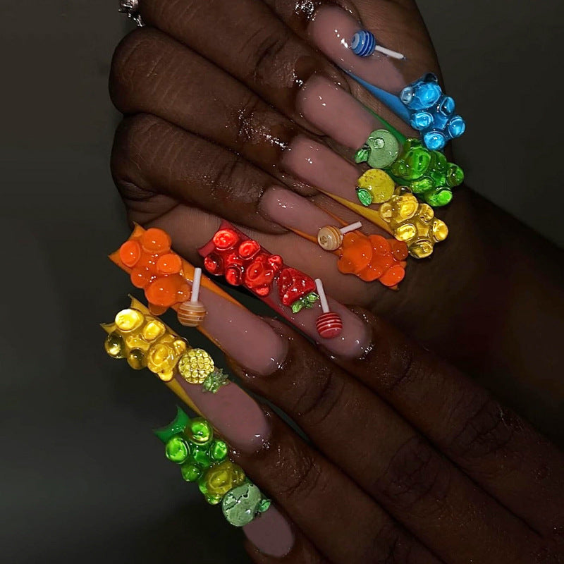 Creative Decorative Nail Tips Bowlift