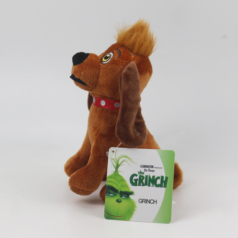 Green Plush Grinch Christmas Doll