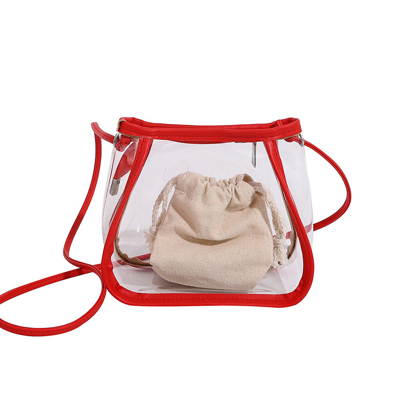 Transparent Mini Bucket Bag Bowlift