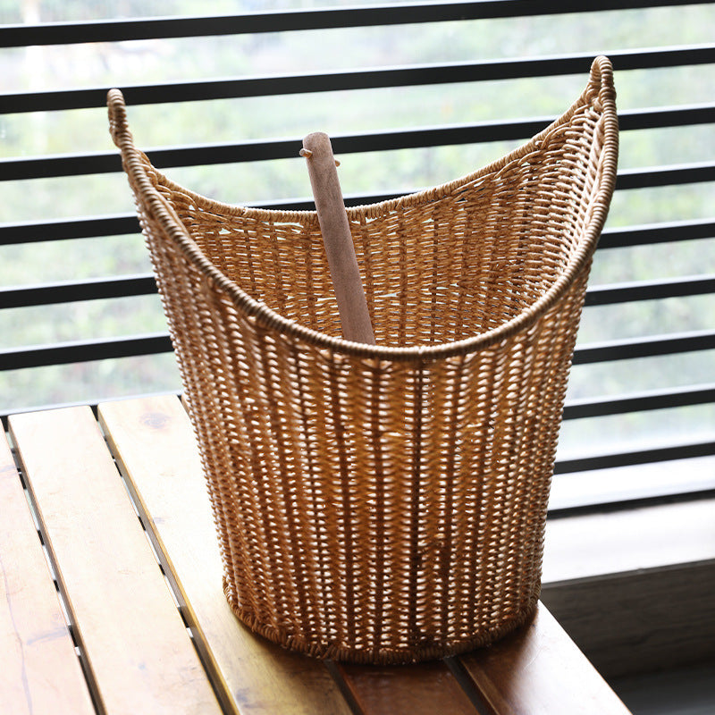 Stylish Woven Hanging Storage Basket Bowlift