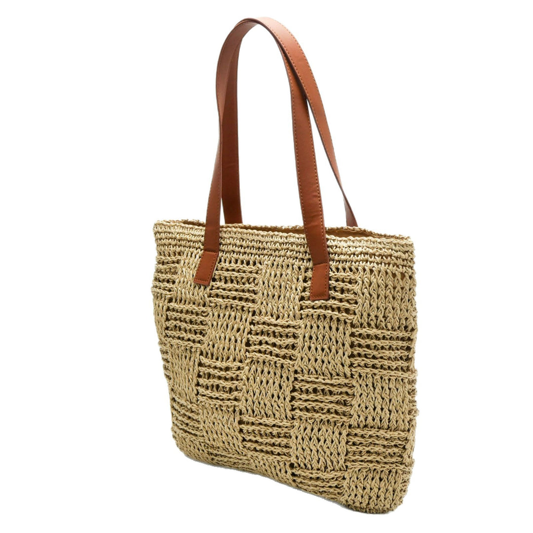 Patterned Macrame Tote Bag Bowlift