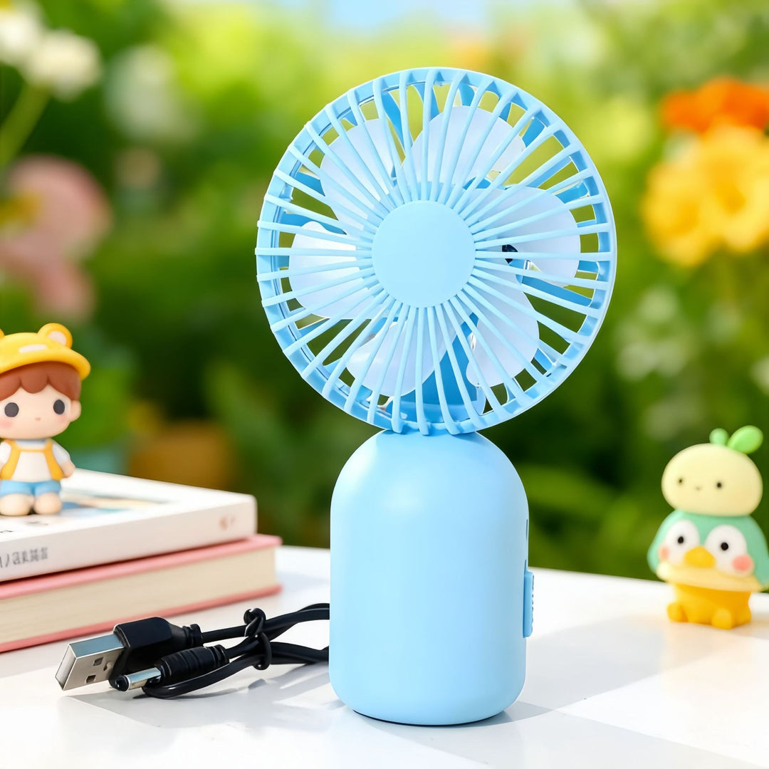 Women portable mini fan with flexible design Bowlift
