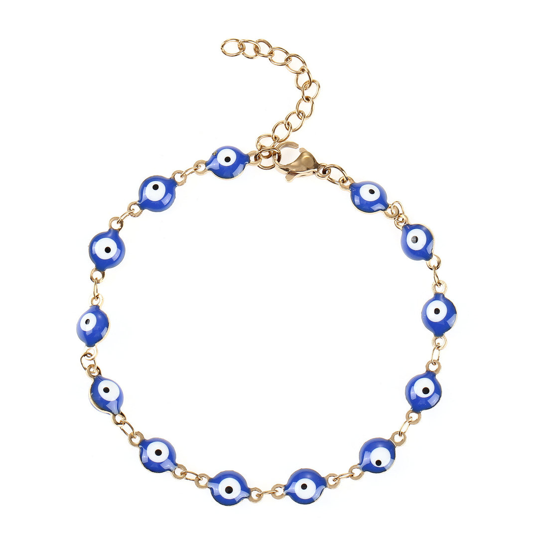 Colorful Evil Eye Charm Bracelet Bowlift