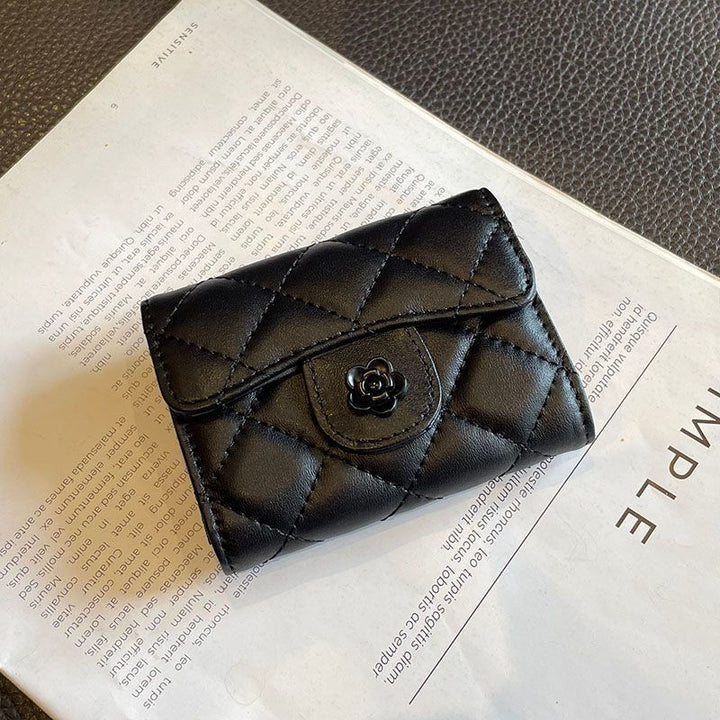 Quilted Leather Cardholder Wallet Bowlift