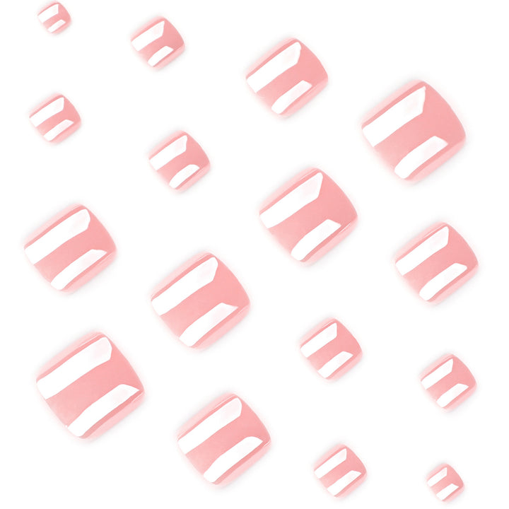 Artful toenail design in high-gloss look Bowlift