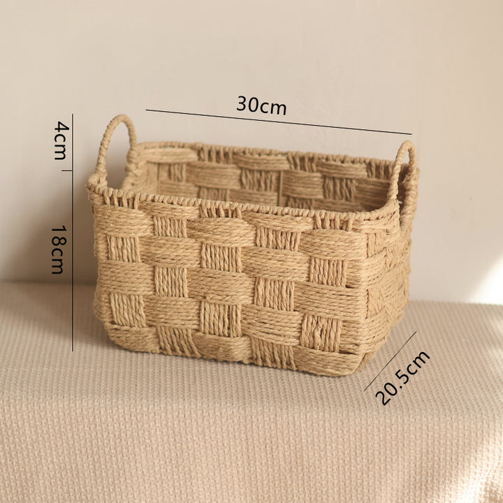 Handmade storage basket with practical handle Bowlift
