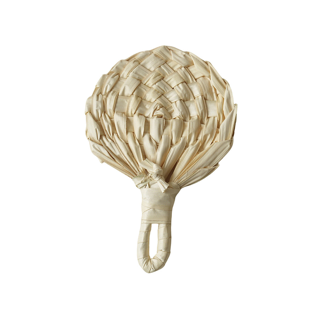 Women handmade fan made of natural material Bowlift