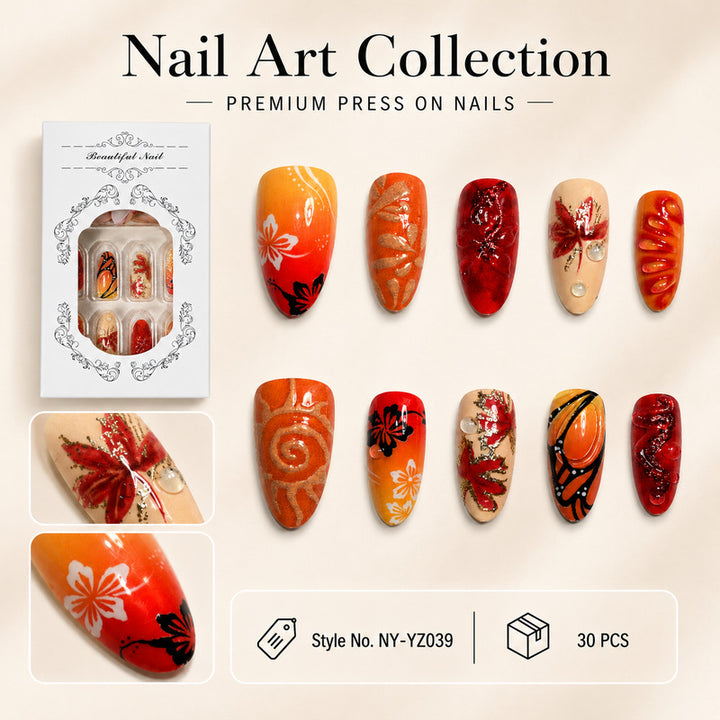Artificial Nails Set Bowlift