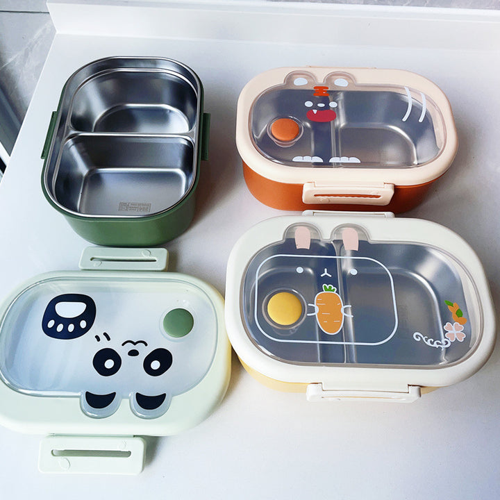 Fun-Themed Multi-Compartment Bento Lunch Box