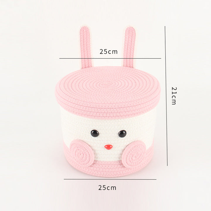 Playful Storage Basket in Bunny Design Bowlift