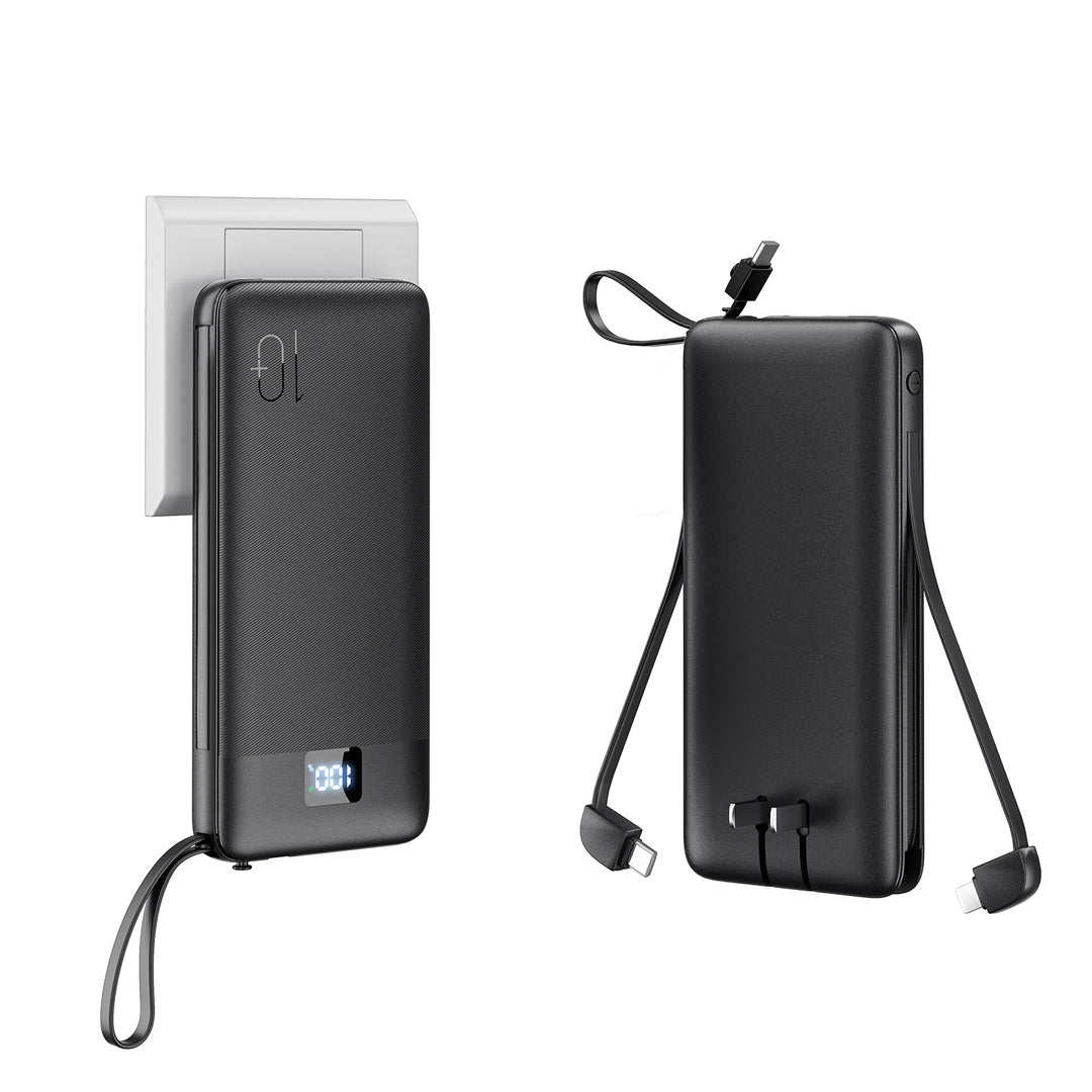 Powerbank with Integrated Socket Function and Smart Charging Bowlift