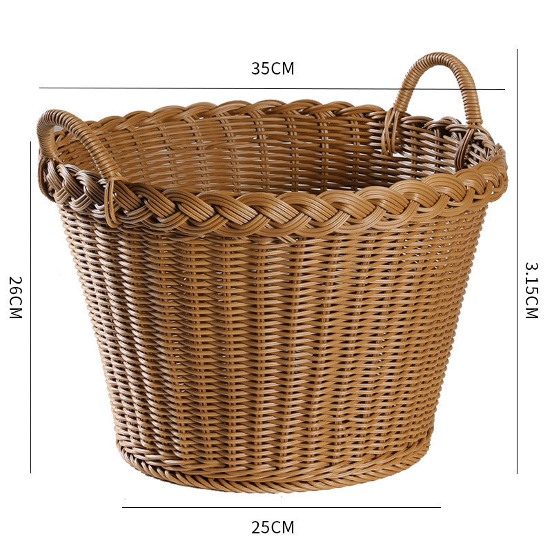 Woven Laundry Basket Bowlift