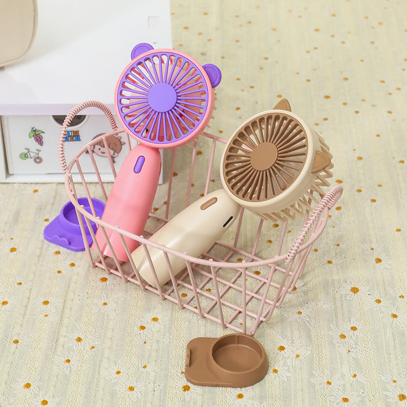 Portable Mini Fan with Cute Animal Design Bowlift