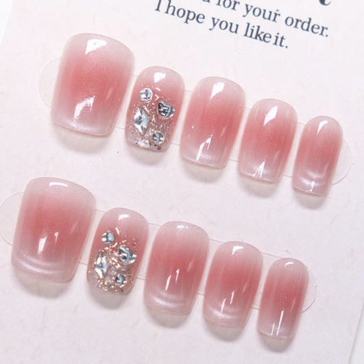 Elegant Crystal-Embellished Nail Art Set Bowlift