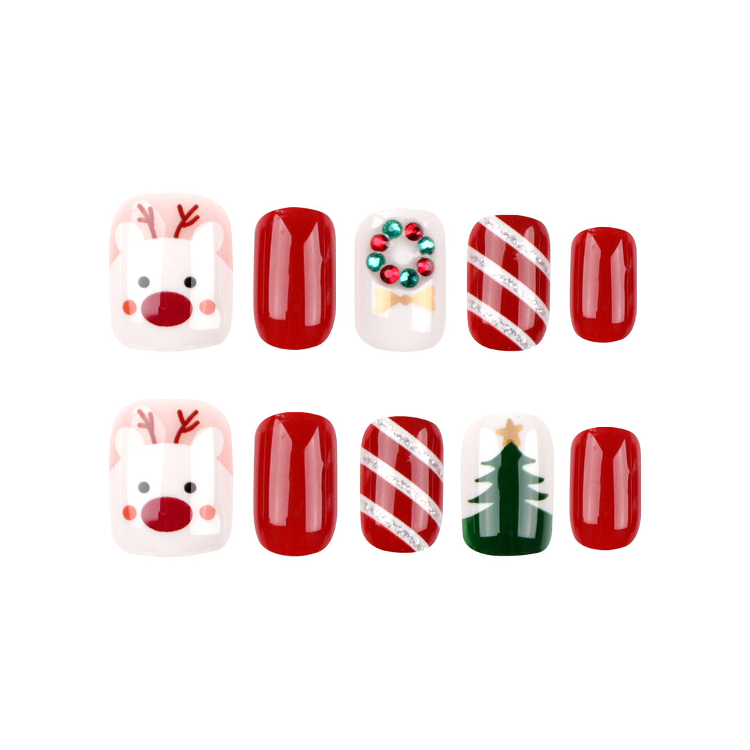 Creative Christmas Nail Art Bowlift