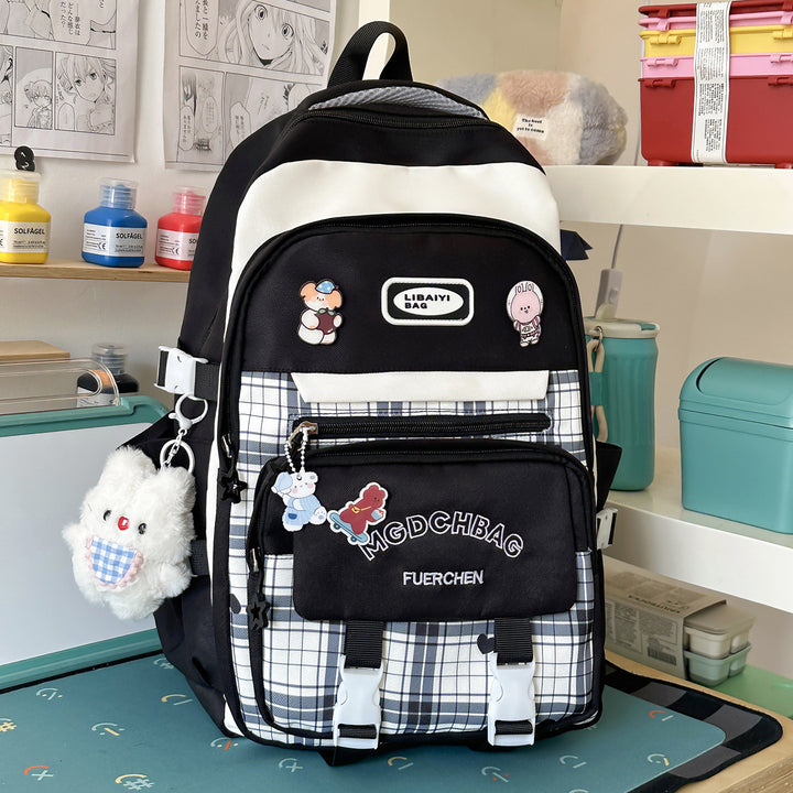 Versatile Multi-Pocket Casual Backpack Bowlift