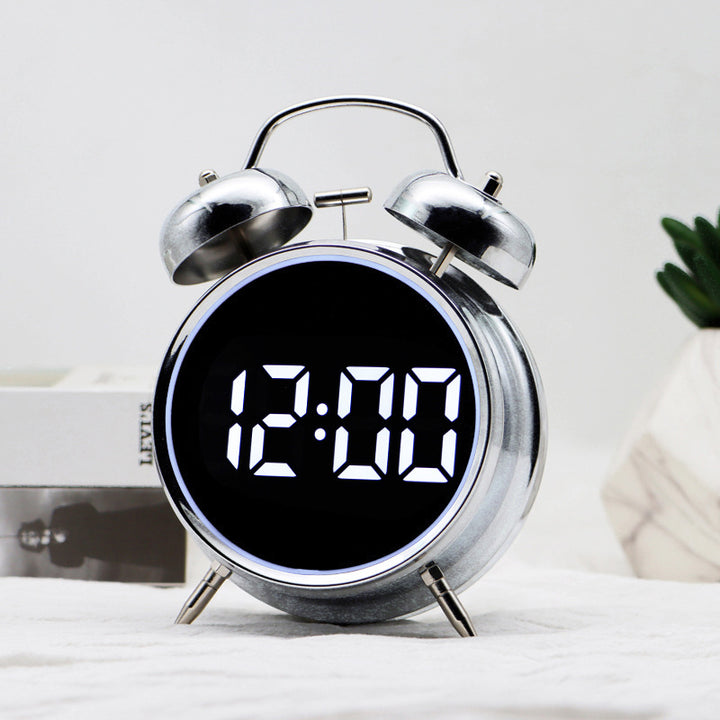 Digital Alarm Clock with Retro Design Bowlift
