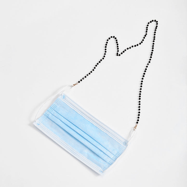 Pearl glasses chain with crystalline shine Bowlift
