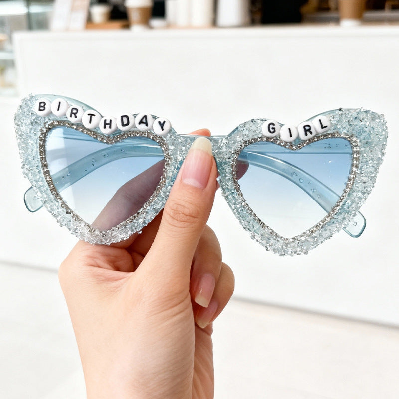 Heart-Shaped Celebration Sunglasses Bowlift