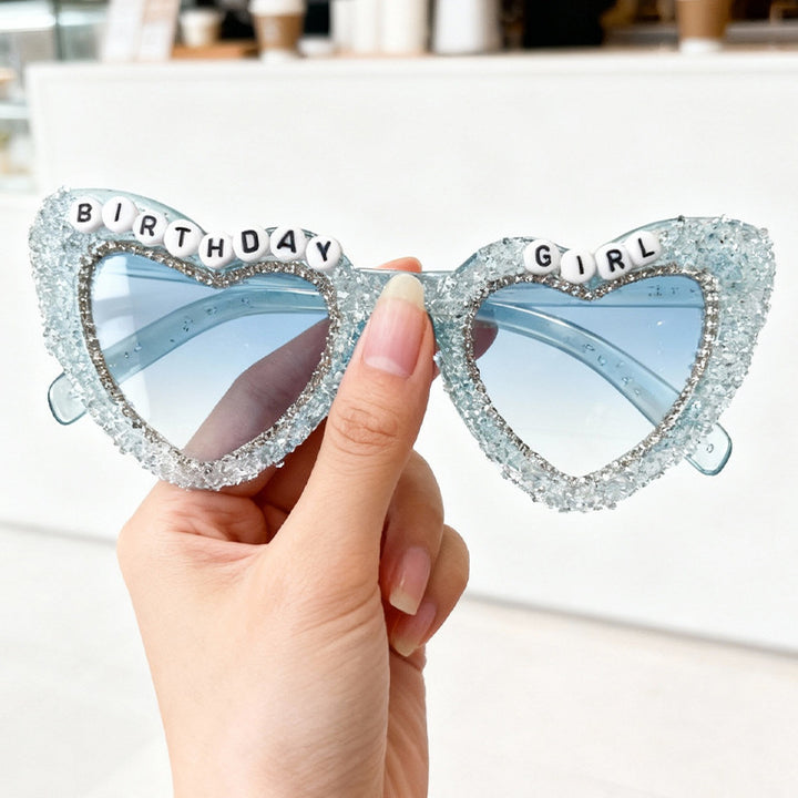 Heart-Shaped Celebration Sunglasses Bowlift