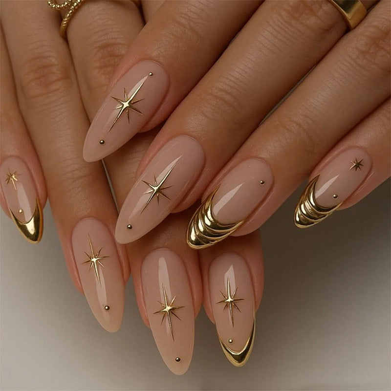 Premium Press-On Nail Art Set with Elegant Matte and Glossy Finish Bowlift